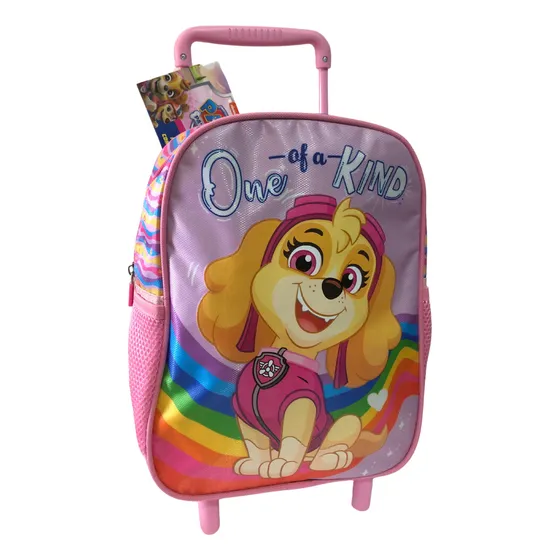 Mochila Rueditas, Carrito, Paw Patrol, Patrulla Canina