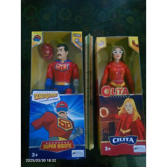 Figura Superbigote Y Cilita Nuevos Sellados