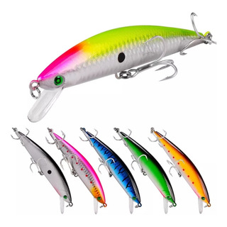 Combo X 4 Señuelos Wobbler 13 Cm 41 Gr Pesado Ojo 3d Combo X 4 Señuelos Wobbler 13 Cm 41 Gr Pesado Ojo 3d