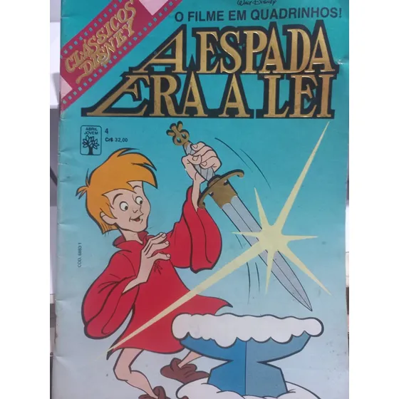Gibi Clássicos Disney  O Filme Em Quadrinhos 4 A Espada Era A Lei