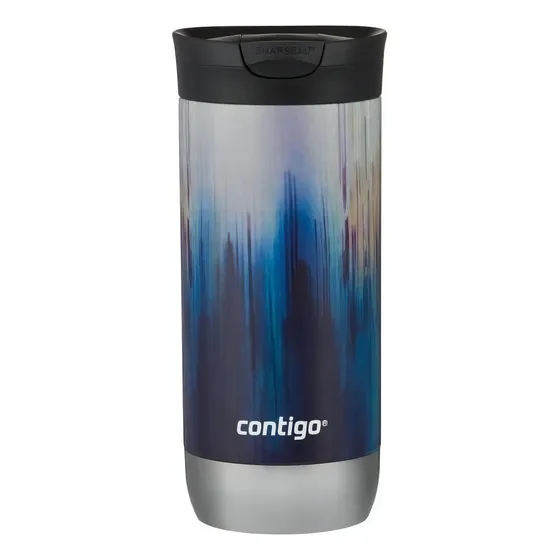 Vaso térmico Contigo Huron airbrush color azul 473mL