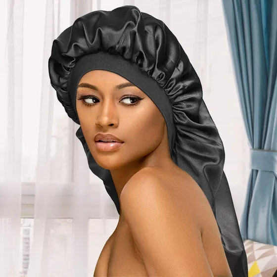 Gorro Saten Largo Para Todo Tipo De Cabello