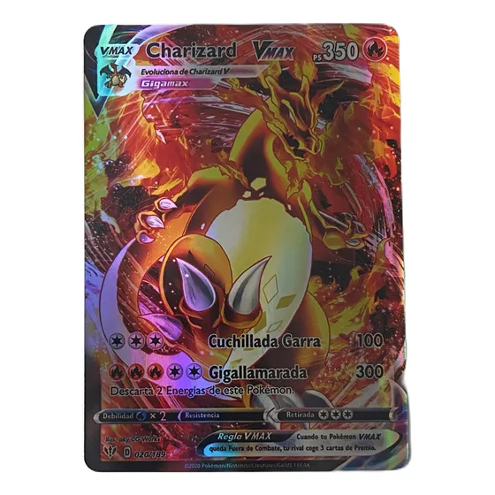 Juego De Cartas De Pokemon Alternativa Charizard Vmax