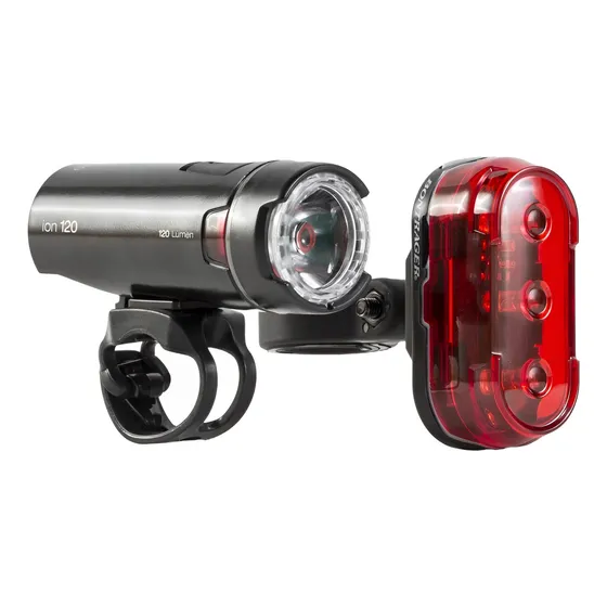 Set De Luces Bicicleta Bontrager Ion 120 / Flare 1 Light Color Negro