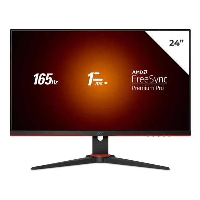 Monitor Gamer Aoc Viper 23.8  165hz 1ms 24g2s Bk