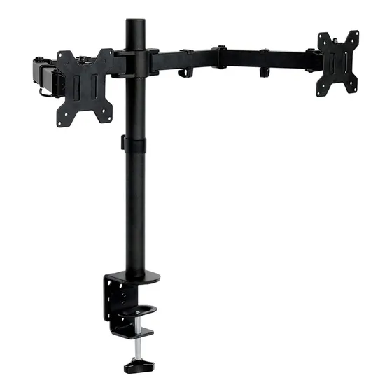 Soporte Escritorio Para Monitor Doble Led Lcd 10 27  Brazo