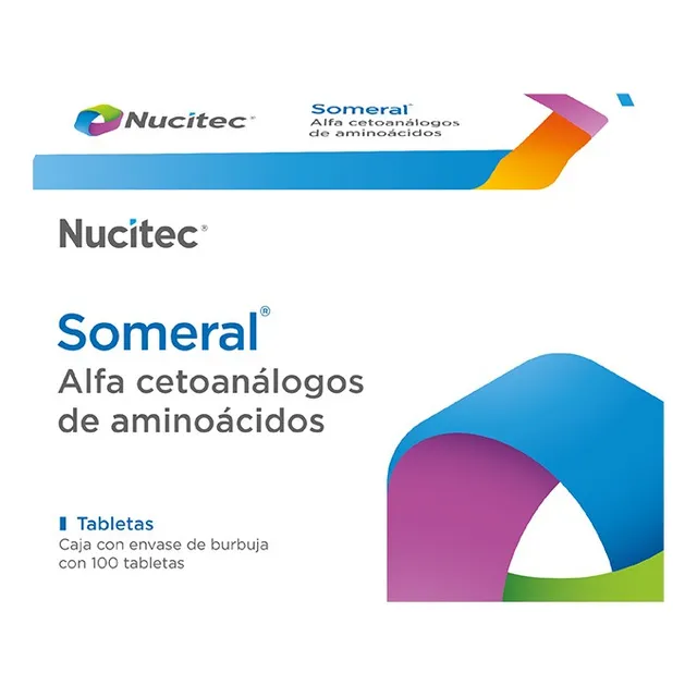 Someral Alfa Cetoanálogos De Aminoácidos C/100 Tab Nucitec