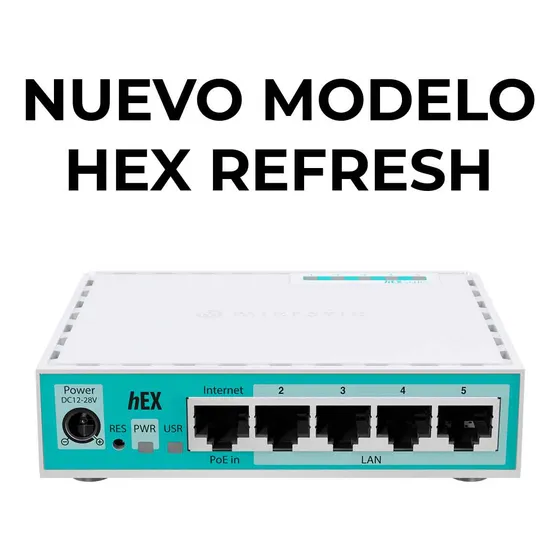 Router Mikrotik Hex Rb750gr3 256mb 850mhz Balanceador