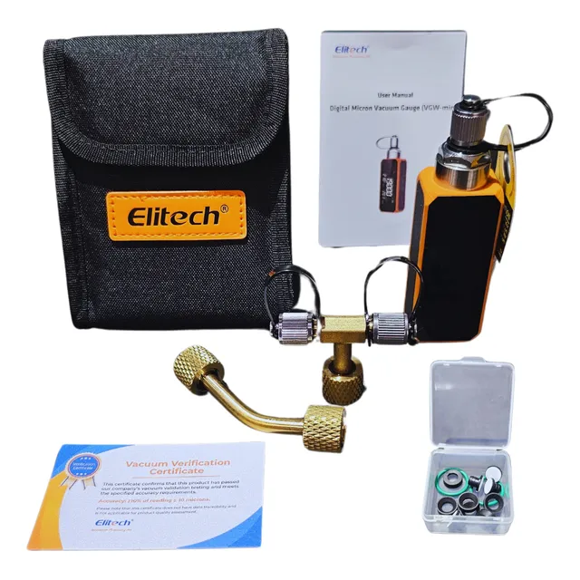 Vacuómetro Digital Para Refrigeración Vgw-mini Elitech Kit
