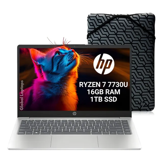 HP Ryzen 7 7730u 16 GB de RAM 1 TB Ssd Pantalla 14" Incluye Windows 11 Laptop 14-em0085 Gamer Con Regalo