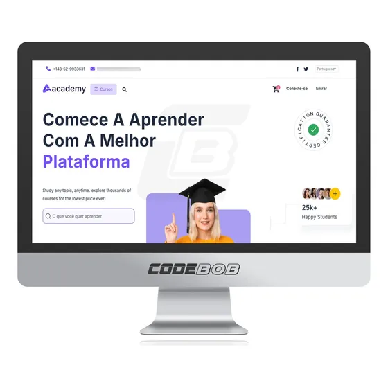 Script Php Academy - Plataforma De Ensino Cursos Online 2024