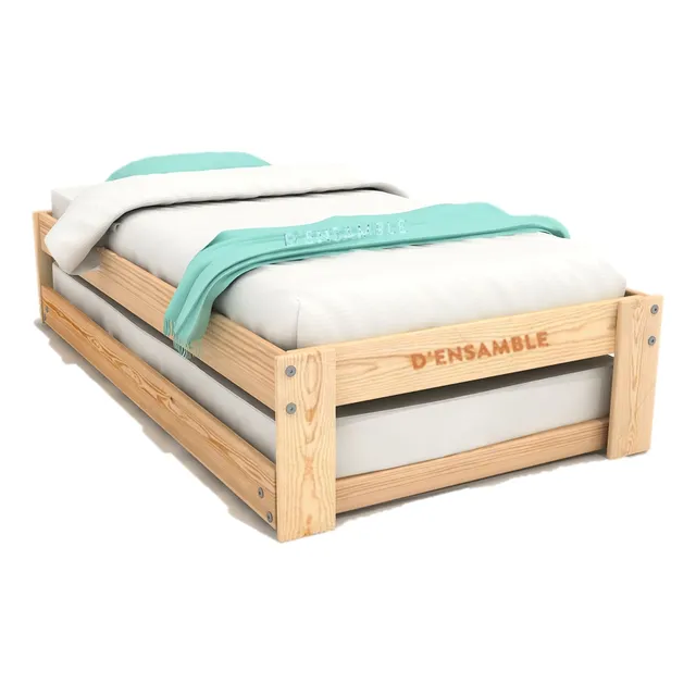 Litera - Base Canguro - Box Doble Matrimonial - Individual