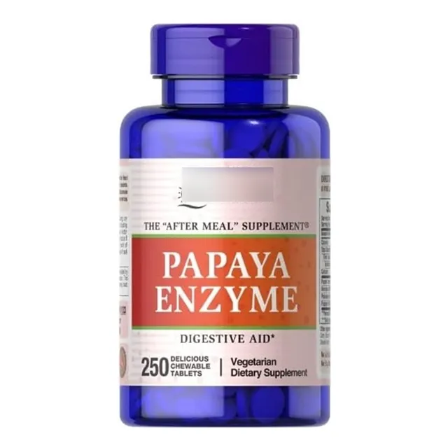 Enzimas De Papaya Puritans 250 Tabs Masticables De Eeuu