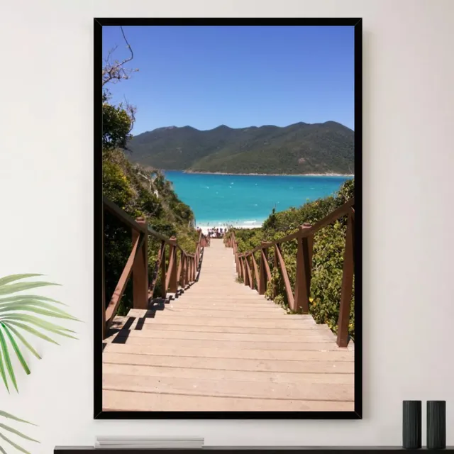 Quadro Praia Arraial Do Cabo Rio De Janeiro A3 35x45cm