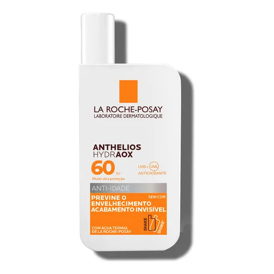 Protetor solar facial anti-idade Anthelios Hydraox FPS 60 50 ml La Roche-posay
