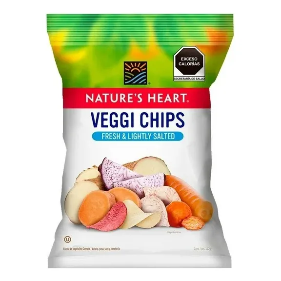 Botana Mezcla De Vegetales Nature's Heart Veggi Chips 142 G