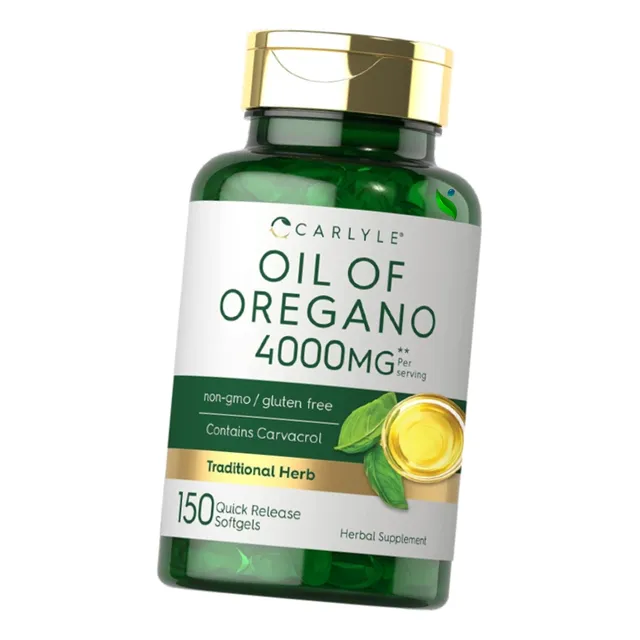 Aceite De Orégano Comestible Contiene 60%-74% Carvacrol