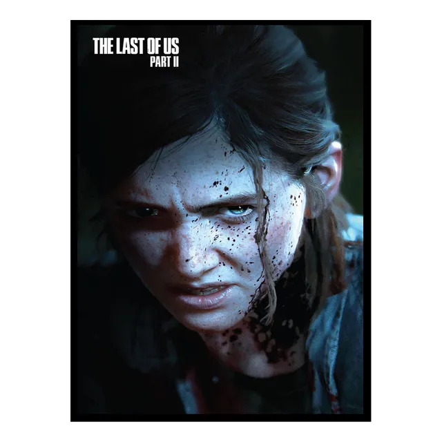 Pôster The Last Of Us Games + Moldura 50cm X 70cm