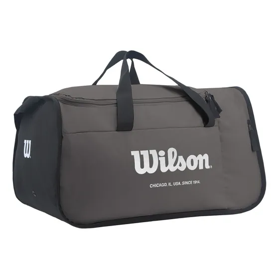 Bolso Plegable Deportivo Wilson 65.GE000 De Viaje Gimnasio Hombre Mujer Uso Urbano Reforzado Gris