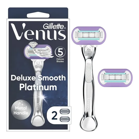 Maquinillas De Afeitar Gillette Venus Deluxe Smooth Platinum