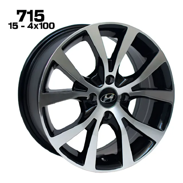 Pack De 4 Llanta Para Hyundai - Rodado 15 4x100 - 715