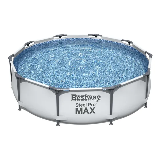 Piscina Estructural Bestway Steel Pro Max 3.05 m de ancho x 3.05 m de Diámetro 4678L