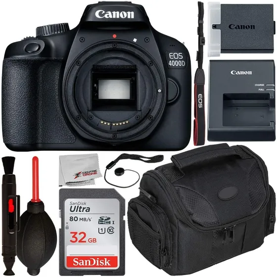 Camara Canon Eos 4000d Dslr Bundle Combo