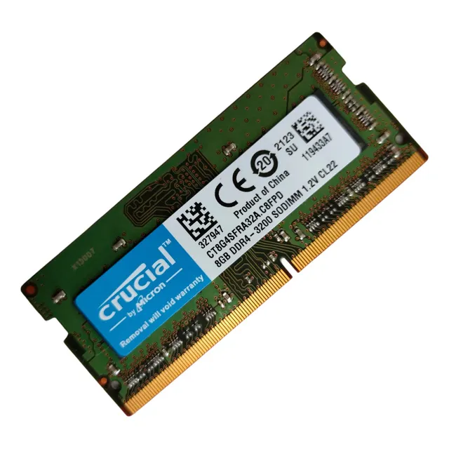 Memoria Crucial 8gb Ddr4 3200 Mhz Ct8g4sfra32a Pc4-25600