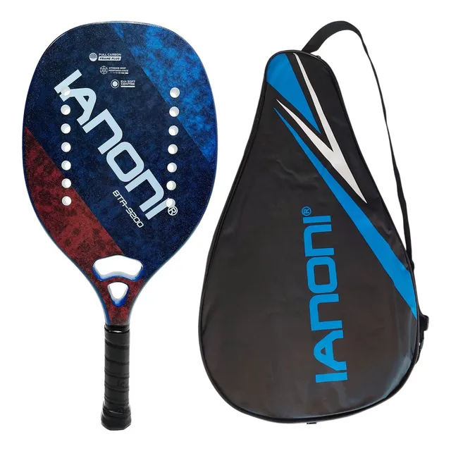 Raquetas De Beach Tenis, Fibra Carbon ( Con Bolso Incluido )
