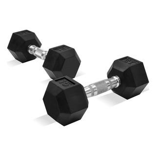 Par De Mancuernas Hexagonal De 15 Lb 6.80 Kg C/u Pesas Par De Mancuernas Hexagonal De 15 Lb 6.80 Kg C/u Pesas