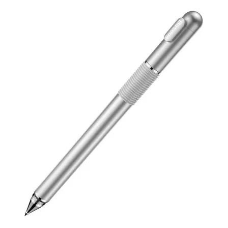 Lápiz Tactil Óptico Baseus Universal Pluma Para Celular Aluminio Compatible Con Teléfonos Móviles Y Ordenadores Color Plateado