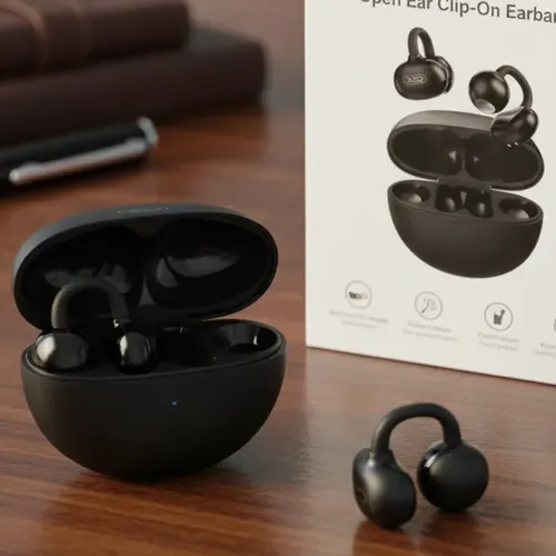 Fones de ouvido Sony Linkbuds Open Wireless | WF-l910 cor preta