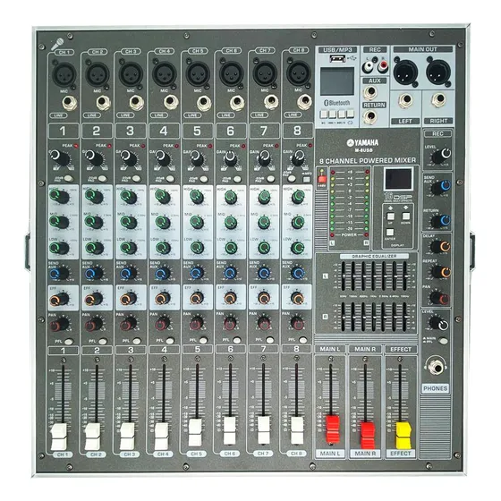 Consola Profesional Amplificada Yamaha M8-usb