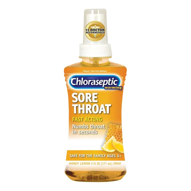 Chloraseptic Atomizador Para Dolor De Garganta Miel Limon