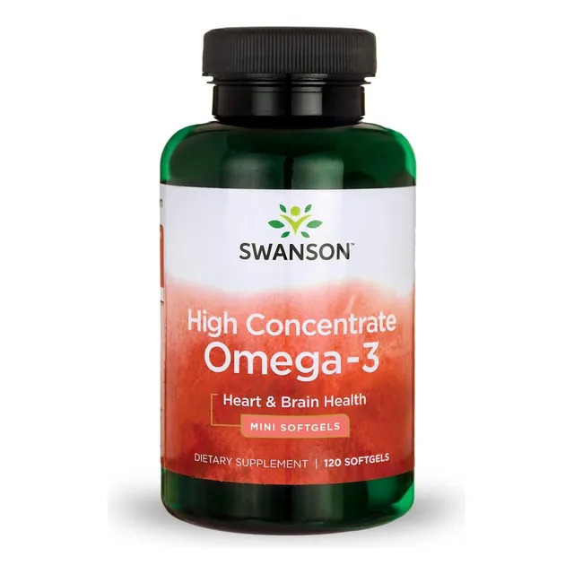 Gran Omega-3 High Concentrate Swanson X120 Mini Softs Gels