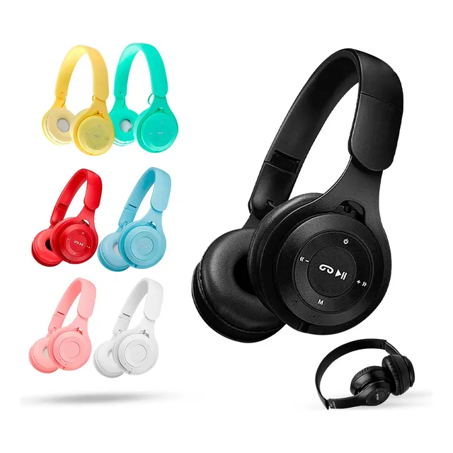 Fone De Ouvido Sem Fio Bluetooth Radio Fm Cabo P2 Regulavél