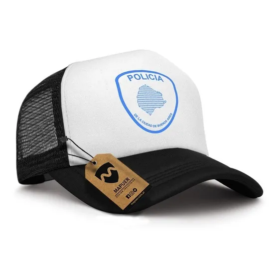 Gorra Policia De La Ciudad Pfa Fbi Swat 1 - Mapuer Remeras