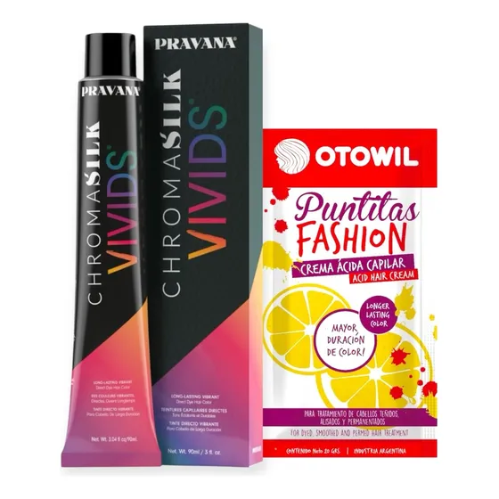 Tintura Fantasia Chroma Silk Pravana 90ml Smokey Violet