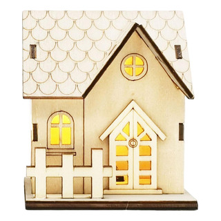 Casas Navideñas Led Casa De Madera Con Luz Led Winter Villag Casas Navideñas Led Casa De Madera Con Luz Led Winter Villag
