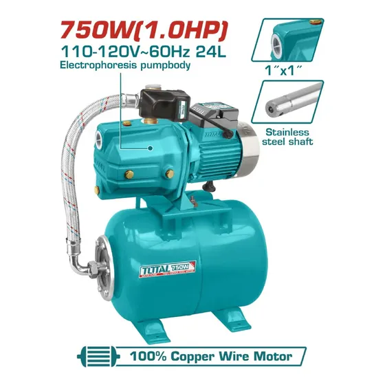 Hidroneumatico Bomba De Agua + Kit Tanque Pulmon 1hp