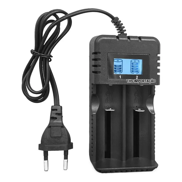 Carregador Bateria Lanterna Tática Led X900 T9 P50 P70 P90