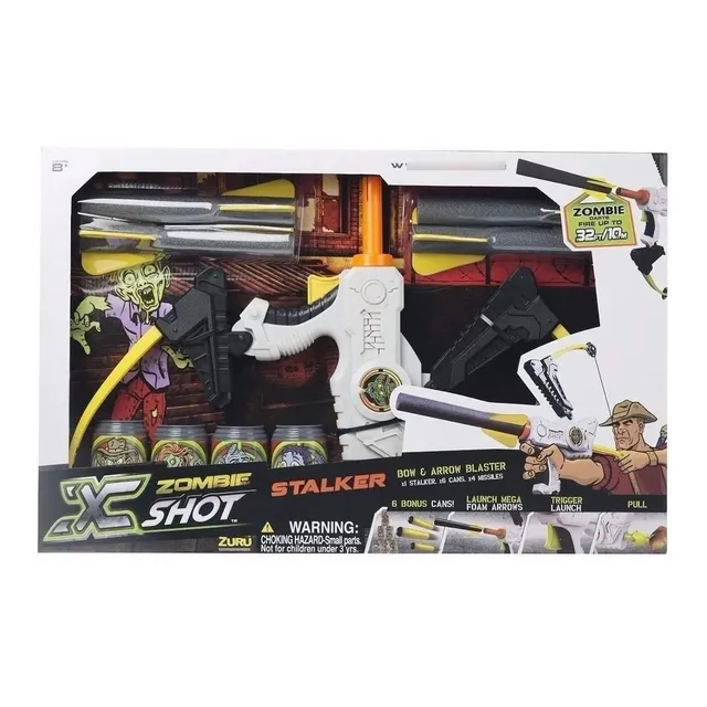 Arma Arco X-shot Lanza Dardos Zuru Zombie Stalker 2387