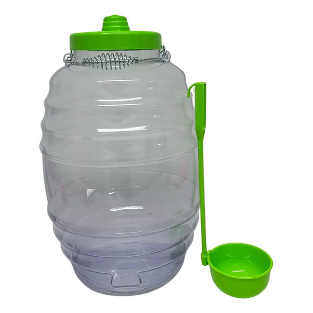 Barril Vitrolero Plástico 20l Cucharon Grande 500ml