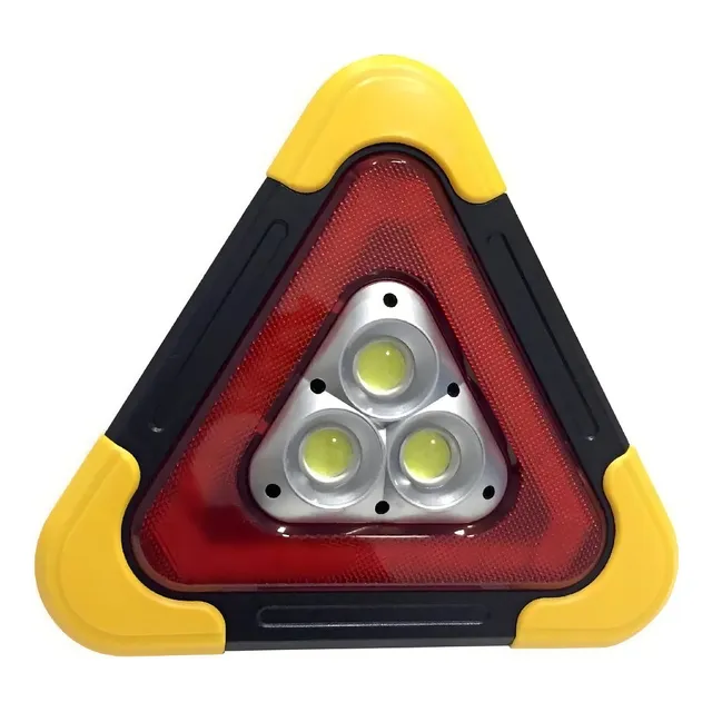 Triangulo De Emergencia Led Recargable Portatil Solar Pro Xl