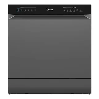 Lava-louças Midea 8 Serviços Cinza, Painel Touch Plus 220v