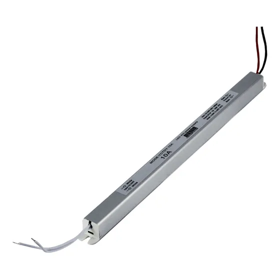 01 Fonte Driver Slim Perfil P/ Fita Led 12v 10a 120w