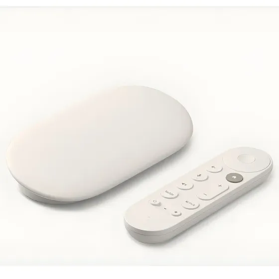 Google Chromecast Smart Tv 32Gb Netflix Google Tv 4k Hdr Control Remoto de Voz Color Blanco