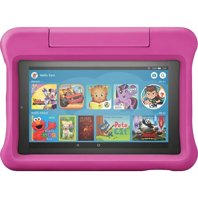 Tablet Kids Edition Fire 7 2019 7" 16GB color rosa 1GB de memoria RAM
