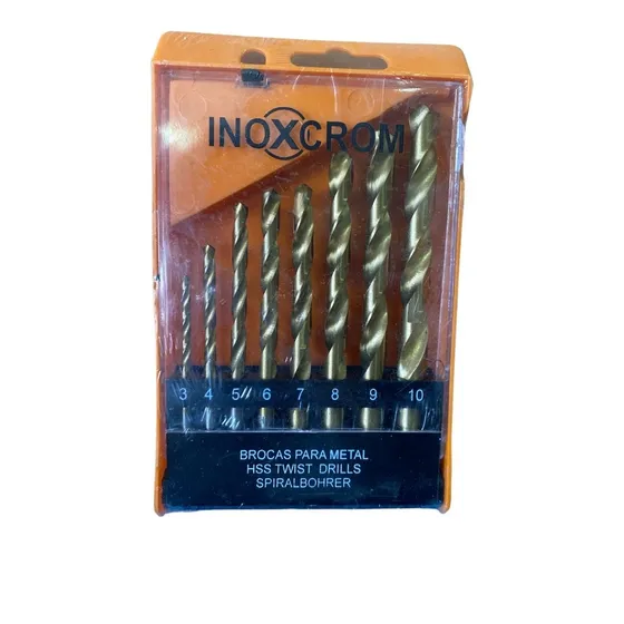 Set 8 Brocas Para Metal Madera Metalcom Mojostore1