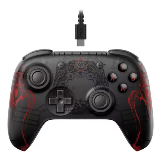 Controle 8bitdo Com Fio Edição Black Myth: Wukong